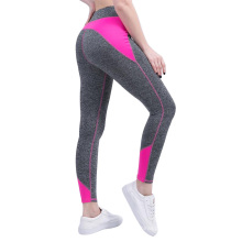EBay, Amazon, fitness, respirável, apertado rosa, calças de fundo seco rápido, calças de yoga de cintura alta